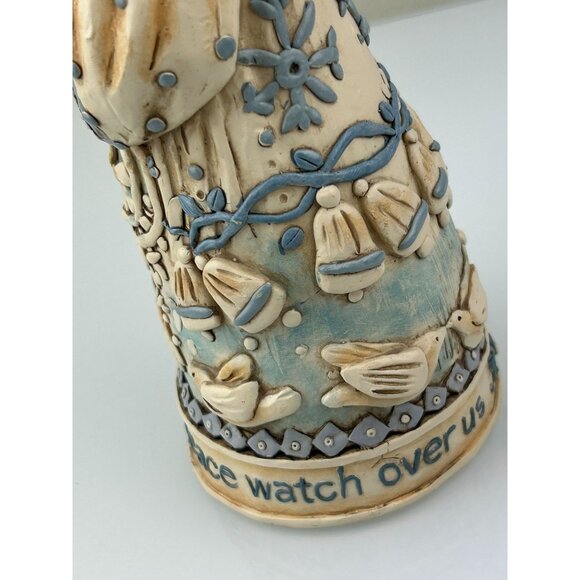 Copper Honey Farms Peace Angel 33130 Figure Linda Jacque Blue Doves Farmhouse - Picture 16 of 16